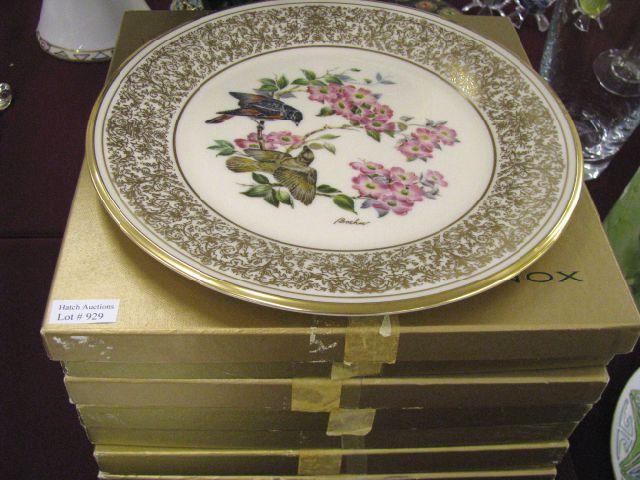 Appraisal: Set of Boehm Lenox Porcelain Bird Plates limited editions with