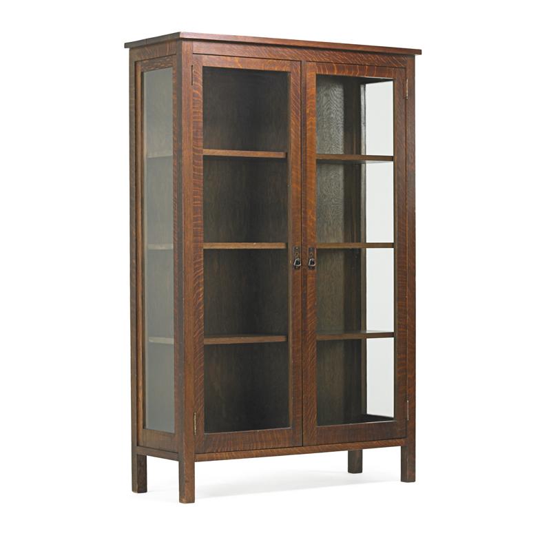 Appraisal: L J G STICKLEY Rare oversized china cabinet Condition Report