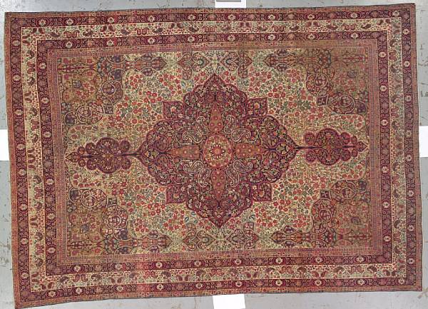 Appraisal: A Lavar Kerman carpet South Central Persia late th century