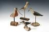 Appraisal: BIRD CARVINGS - Lot of four th- th C carved