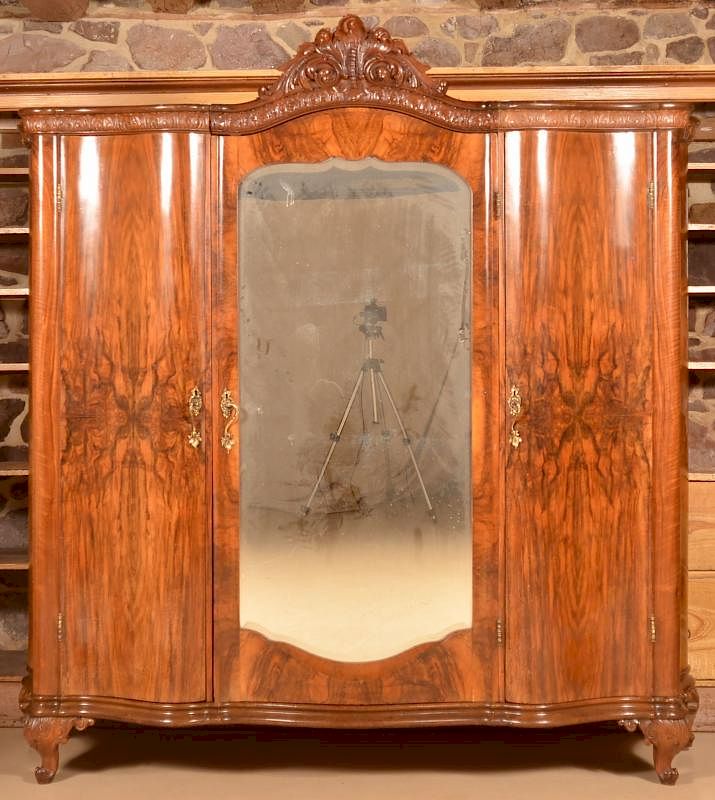 Appraisal: th Century French Peachwood Armoire th Century French Peachwood Armoire