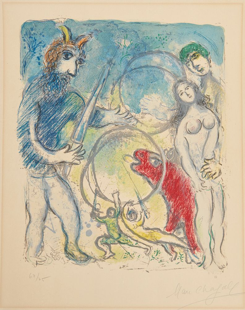 Appraisal: MARC CHAGALL French - A la femme qu'est-il rest from