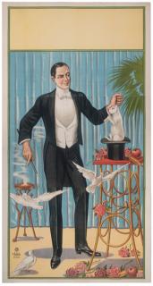 Appraisal: Stock Poster Magician Pulling a Rabbit from a Hat Newport