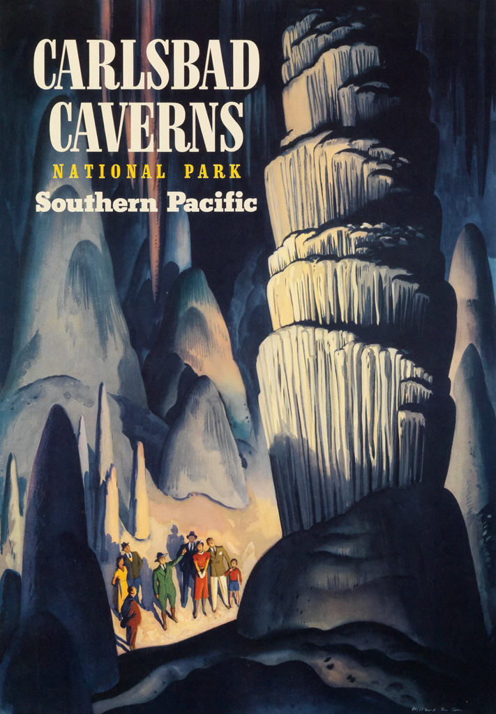 Appraisal: WILLARD R CAR DATES UNKNOWN CARLSBAD CAVERNS SOUTHERN PACIFIC Circa