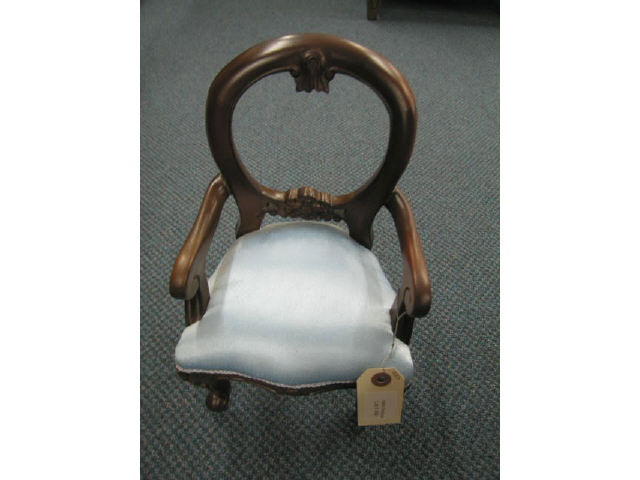 Appraisal: Victorian Style Doll Chair