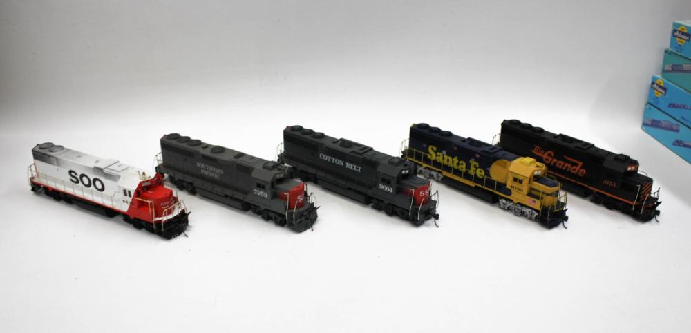 Appraisal: COLLECTION OF TWENTY HO GAUGE TRAIN MODELS including Athern Engine