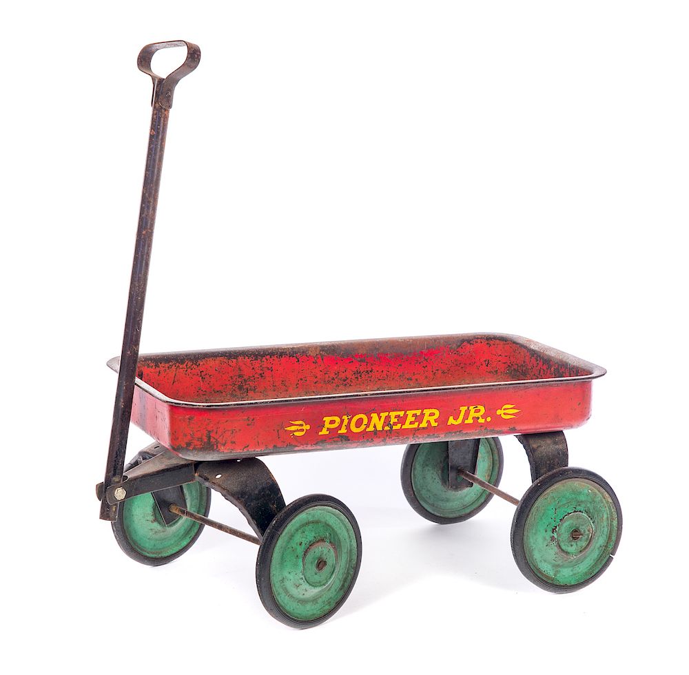 Appraisal: Antique Pioneer Jr Wagon Good condition with normal wear Please