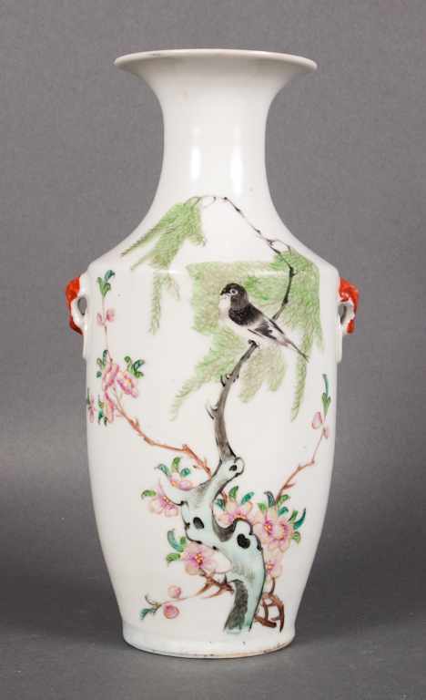 Appraisal: Chinese Famille Rose porcelain vase Republic period first half- th