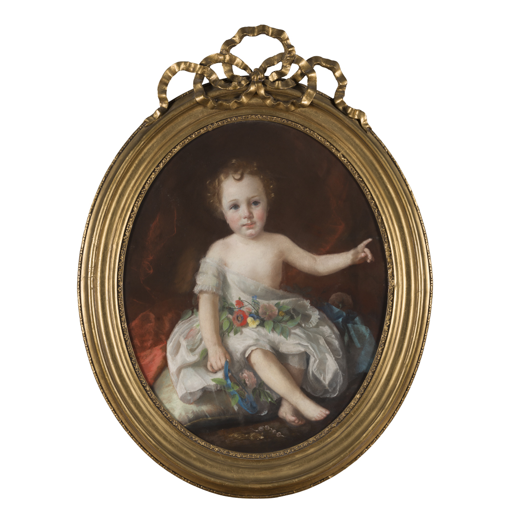 Appraisal: TH CENTURY BRITISH SCHOOL PORTRAIT OF A CHILD pastel on