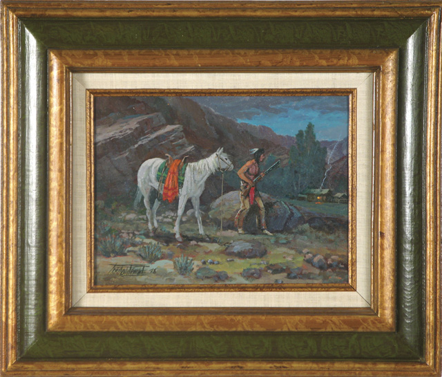 Appraisal: FRED OLDFIELD OIL ON CANVAS Born in Alfalfa Washington and