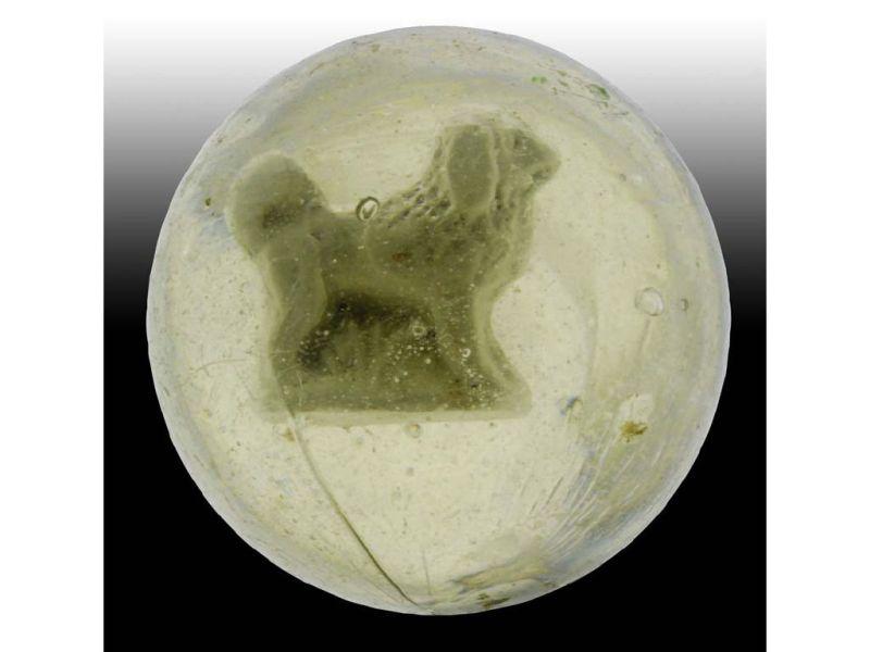 Appraisal: Lot of Animal Sulfide Marbles Description Range - '' to