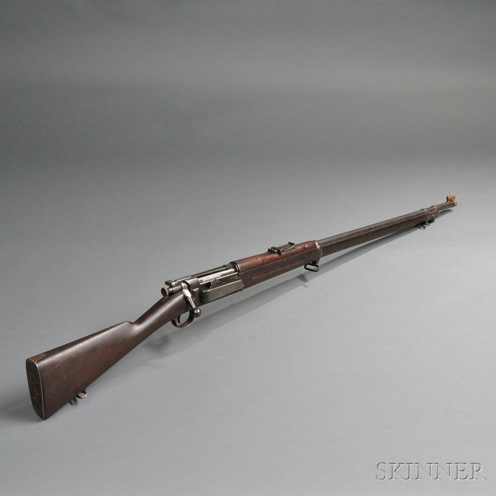 Appraisal: Model Krag Bolt Action Rifle c serial number walnut stock