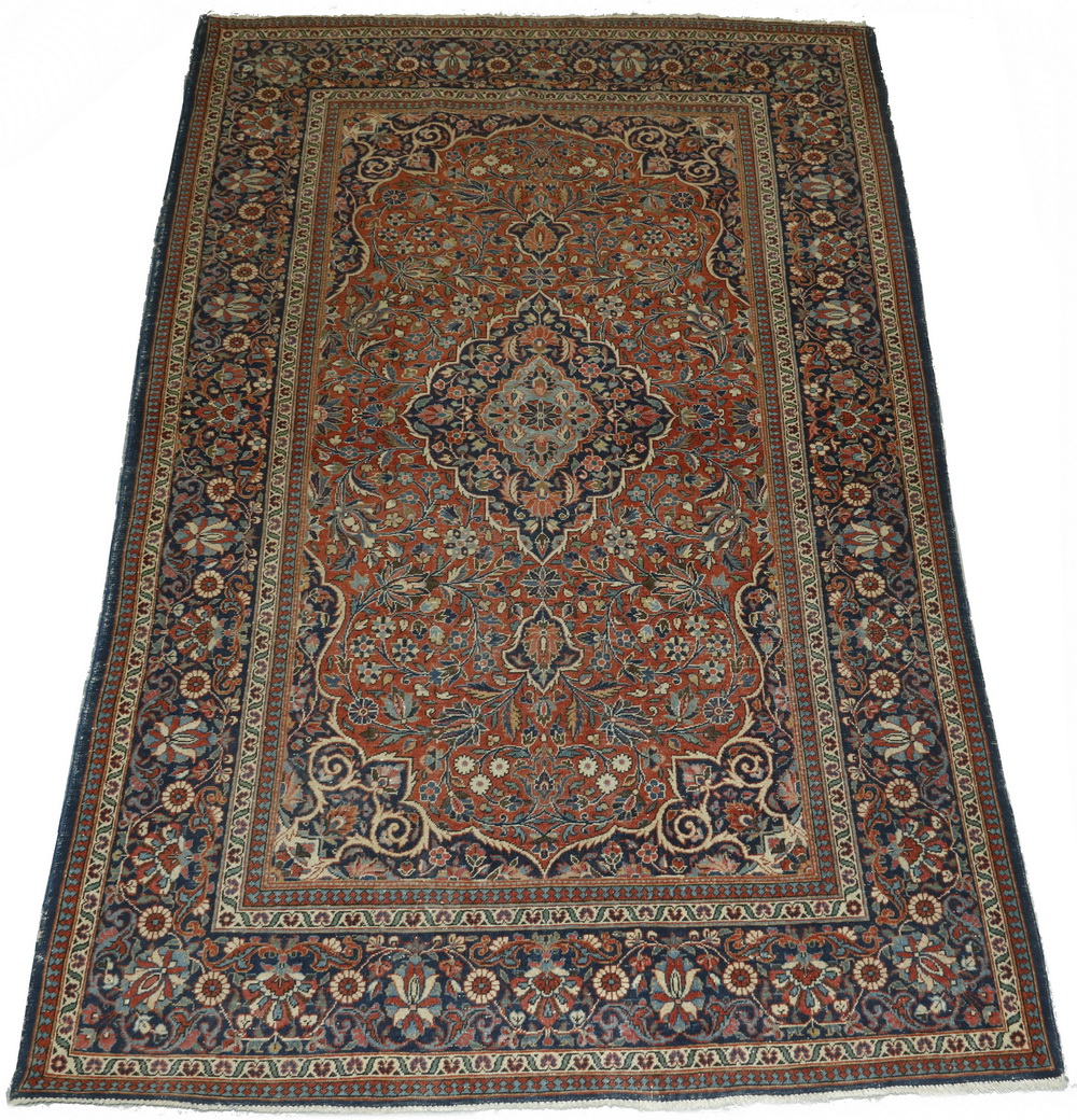 Appraisal: KASHAN RUG - '- X '- West Central Persia a