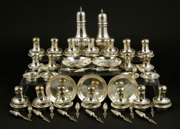 Appraisal: - Lot of Assorted Sterling Silver Salts Lot of assorted