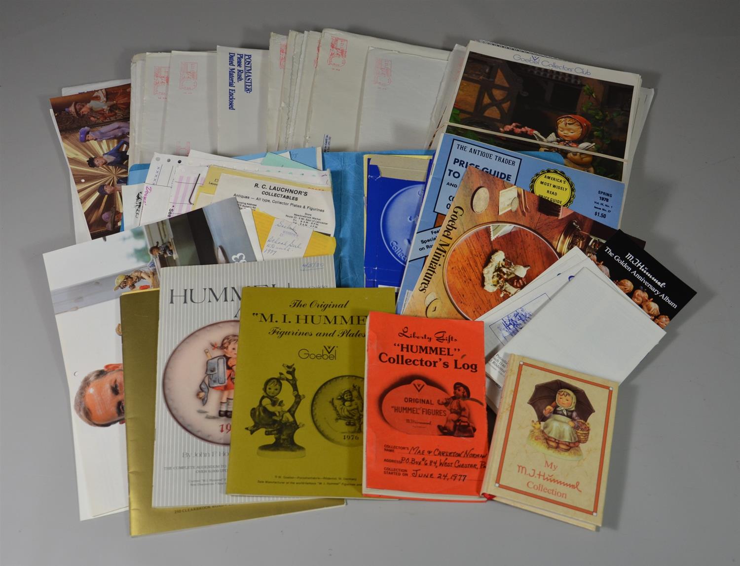 Appraisal: Large Lot of Goebel Hummel items including Collectors Club calendars