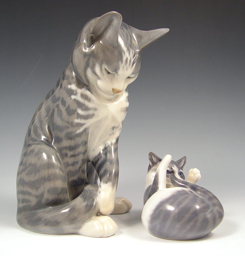 Appraisal: ROYAL COPENHAGEN LARGE CAT KITTEN Cat ''