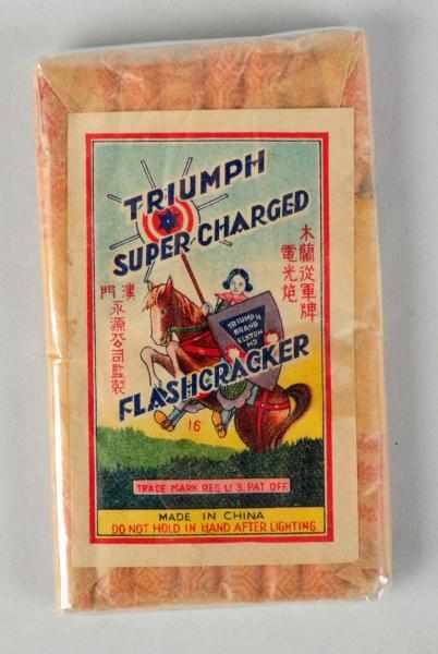 Appraisal: Triumph -Pack Logo Firecrackers Class Condition Near Mint Size -