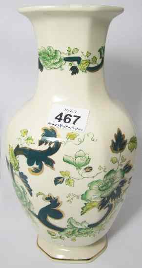 Appraisal: Masons Chartreuse Indian Tree Vase