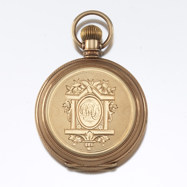 Appraisal: PEORIA ILLINOIS K GOLD POCKET WATCH CA Case mm k