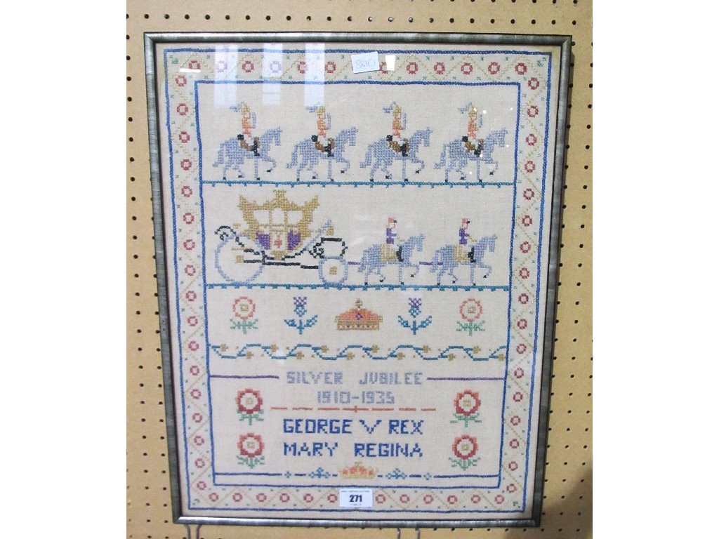 Appraisal: George V silver jubilee sampler -