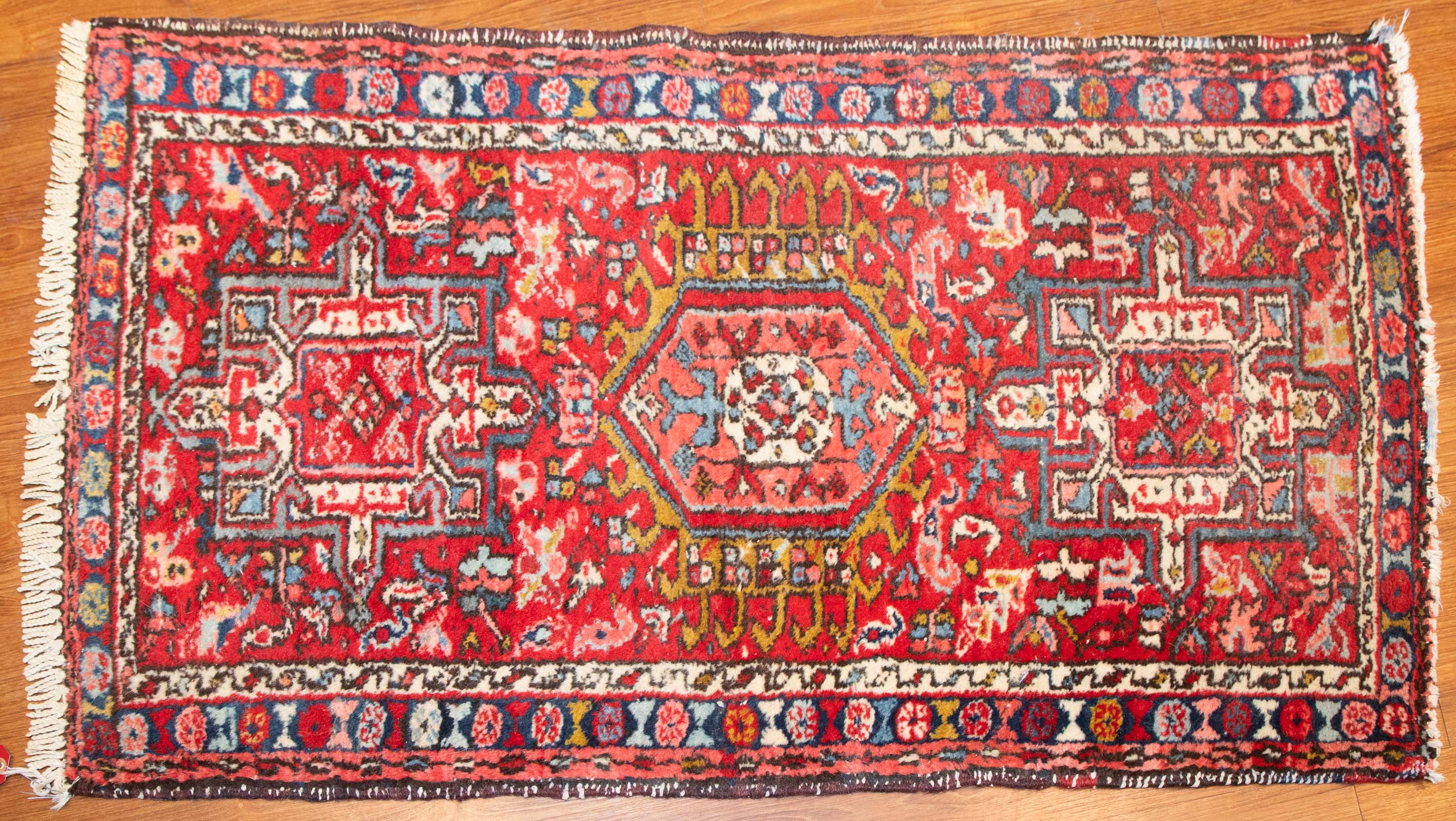 Appraisal: KARAJA RUG PERSIA X Third quarter- th century hand-knotted wool