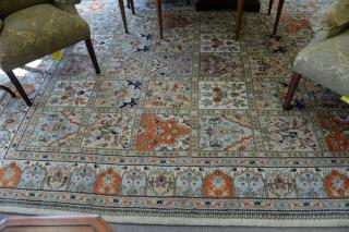 Appraisal: Oriental garden carpet ' x ' Oriental garden carpet '