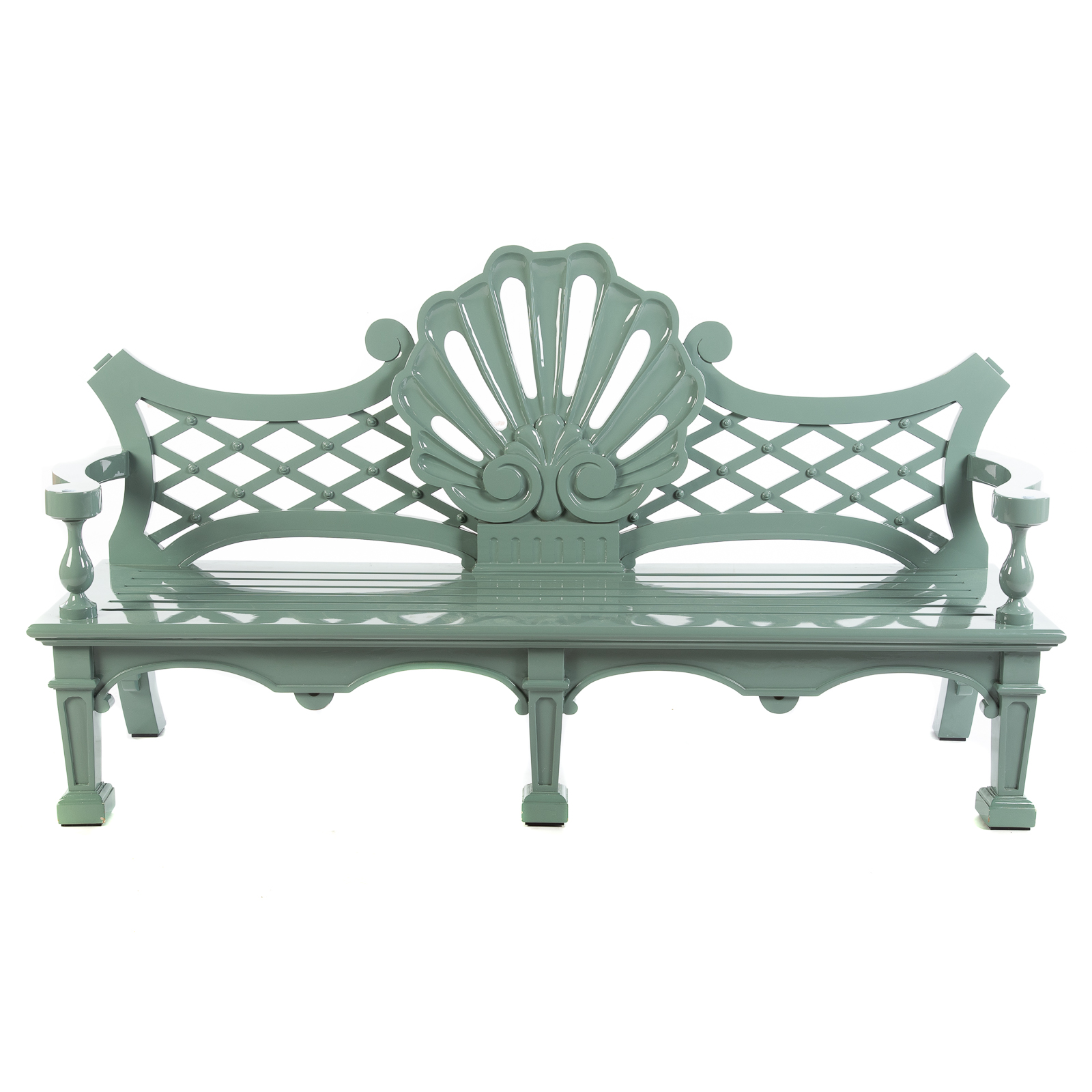 Appraisal: OSCAR DE LA RENTA GARDEN SEAT BENCH BY CENTURY Designed