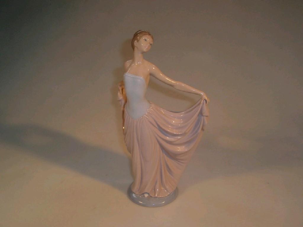 Appraisal: Lladro figure of a young woman in a ball gown