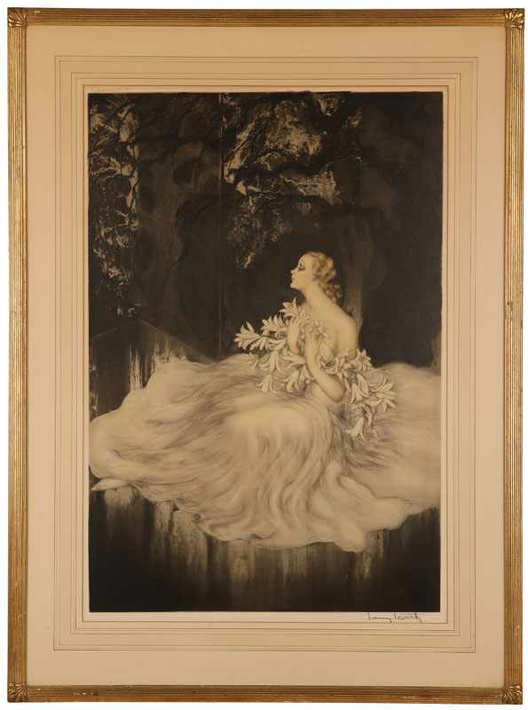 Appraisal: Louis Icart - French Lilies Les Lis