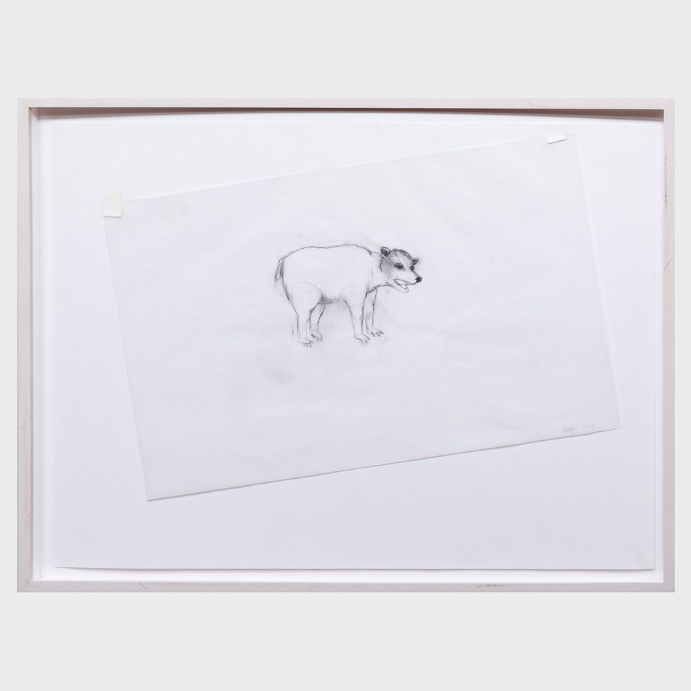 Appraisal: Seth Michael Forman b Untitled Pencil on vellum with tape