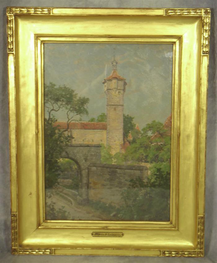 Appraisal: Martin B Leisser American PA - oil on artist panel