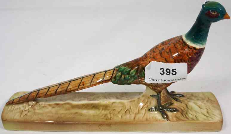 Appraisal: Beswick Pheasant On Pottery Base