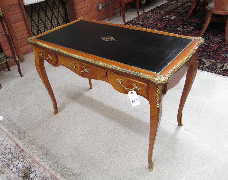 Appraisal: LOUIS XV STYLE ORMOLU MOUNTED WRITING TABLE Spain th century