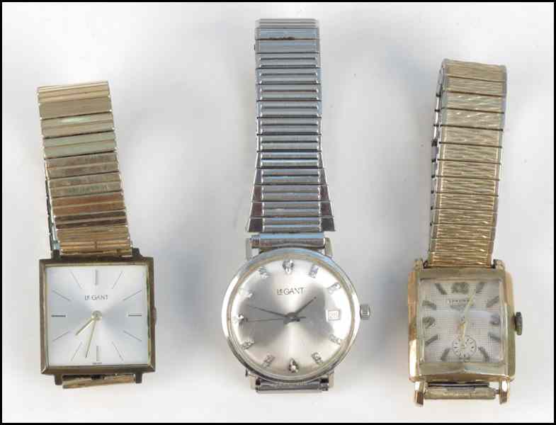 Appraisal: LE GANT KARAT WHITE GOLD WATCH Together with a Le