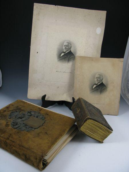 Appraisal: Two Cameron CDV Cabinet Card Photo Albums ca s -