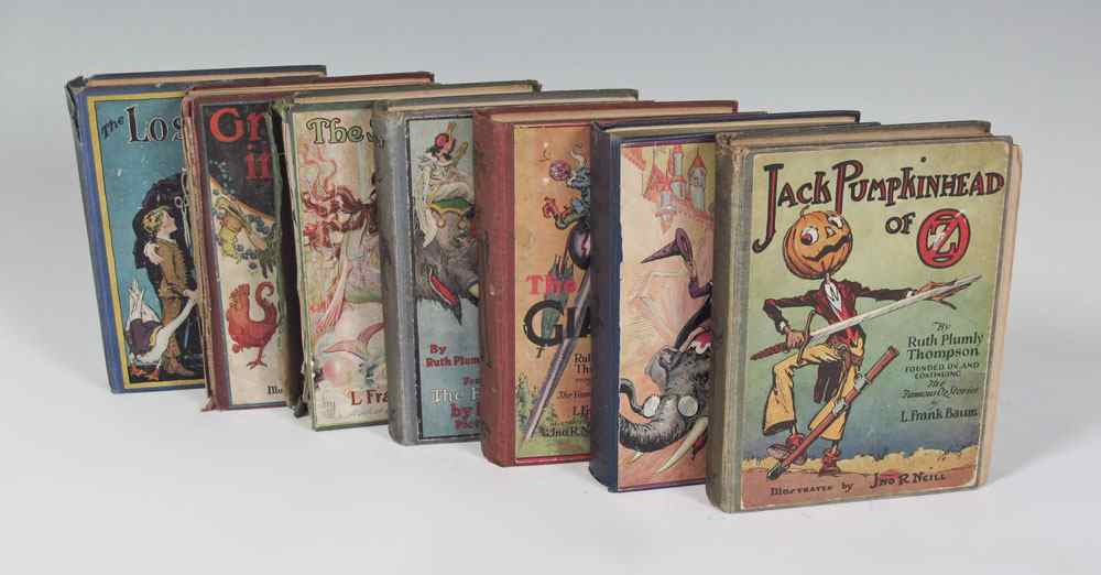 Appraisal: COLLECTION OF FIRST EDITION WIZARD OF OZ BOOKS first edition