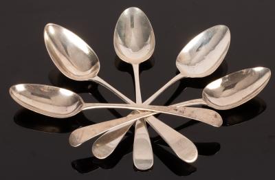 Appraisal: A George III Old English pattern silver tablespoon William Turton