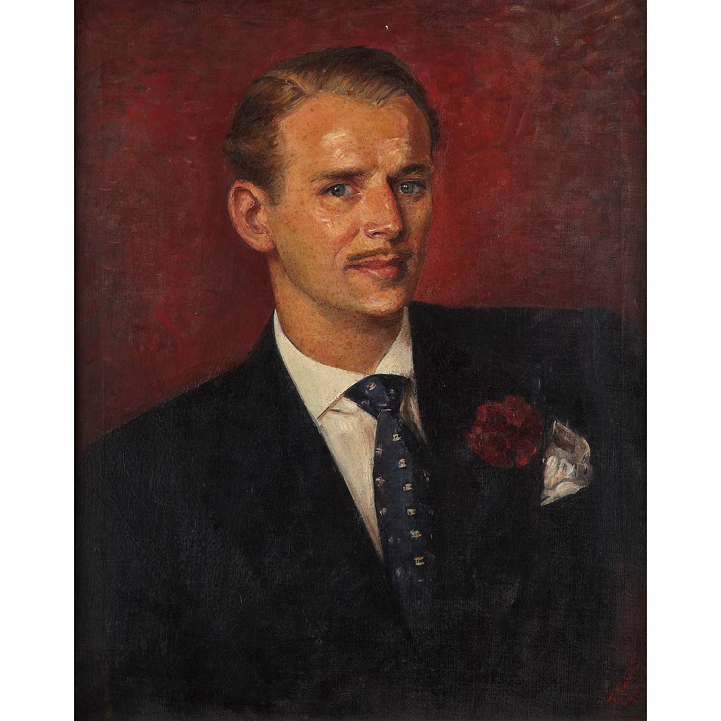 Appraisal: Tino Costa Russian American - Portrait of Douglas Fairbanks Jr