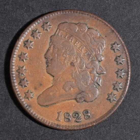 Appraisal: United States classic head type copper half cent twelve stars