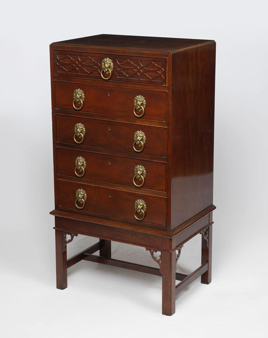 Appraisal: BAKER FURNITURE MAHOGANY SERVER CHEST From the Historic Charleston Reproductions