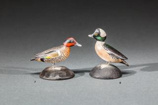 Appraisal: Miniature Green A Elmer Crowell - East Harwich MA c