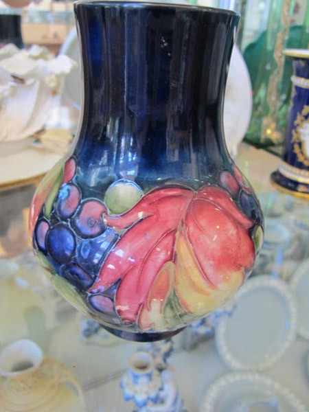 Appraisal: MOORCROFT BERRIES AND LEAVES VASE