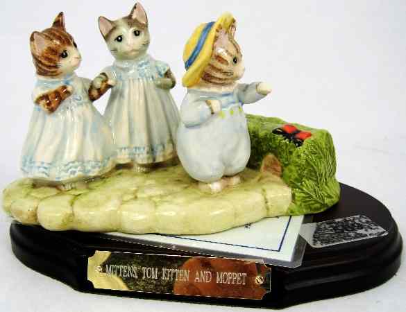 Appraisal: Beswick Beatrix Potter Tableau Mittens Tom Kitten And Moppet BP