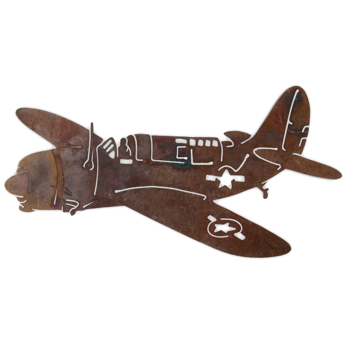 Appraisal: Rare Heintz decoration an intricately tooled airplane in paper-thin copper