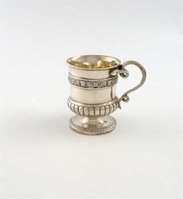 Appraisal: A George III silver mug by Emes and Barnard London