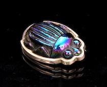 Appraisal: A Tiffany Co Scarab Brooch A Tiffany Co Scarab brooch