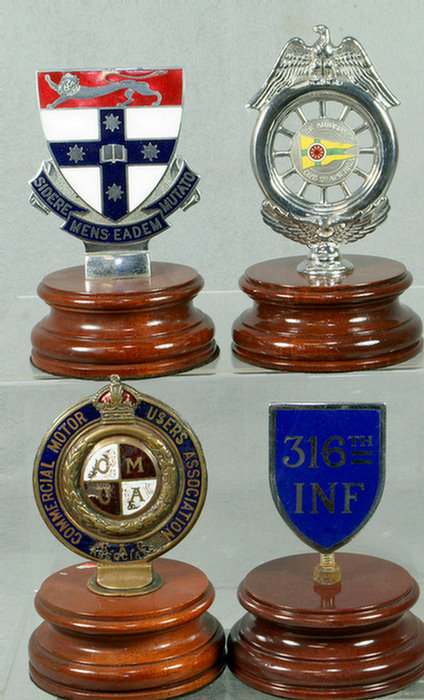 Appraisal: Automobile Club badges Royal Automobile Club Associate Member enameled brass