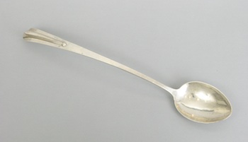 Appraisal: A Cellini Craft Arts Crafts Serving Spoon ca Early th