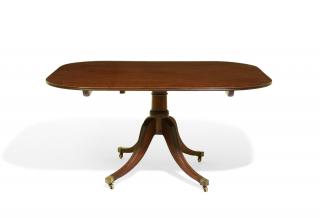 Appraisal: A REGENCY MAHOGANY TILT-TOP BREAKFAST TABLE Early th century circa