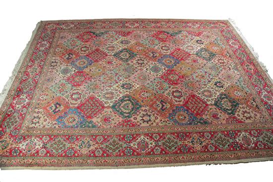 Appraisal: ORIENTAL RUG Second half th century Tabriz style pattern in